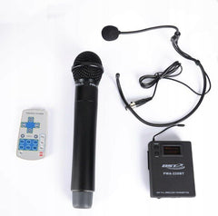 Tragbares BST PWA320-Soundsystem mit Akku, inkl. kabellosem Handheld- und Beltpack-CD-Player und Bluetooth