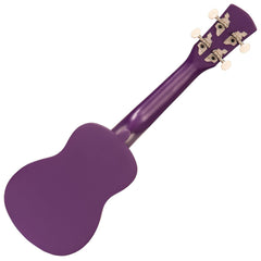 Laka Rainbow Series Ukulele & Bag - Violet