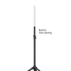 Gravity SP5211GSB PA Speaker Stand Gas Spring 35mm Aluminium Black
