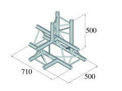 Alutruss Trilock 6082At-42 Pièce 4 voies \/