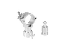 Eurolite TPZ-1 Clamp with TV Spigot Silver, Coupler for 50mm Tube