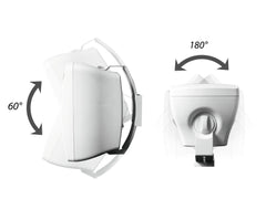 Omnitronic Od-6 Enceinte Murale 8Ohm Blanc 2X