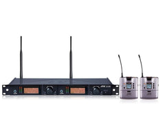 JTS Dual Beltpack System UF-20R + 2x UF-20TB CH38 Rackmount