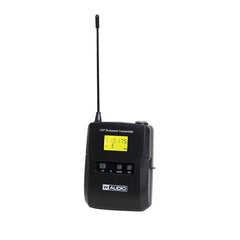 W Audio DQM 600BP Add on Beltpack Kit System Headband Headset Lapel Mic CH38
