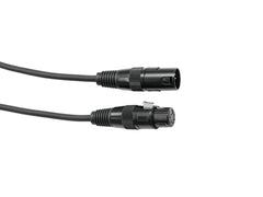 Eurolite DMX-Kabel XLR 5Pin 1M Schwarz