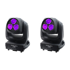 2x Equinox Vortex 120W LED Moving Head & Rotation Lense