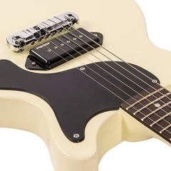 Vintage Vr130 Electric Guitar- Double Cut - Vintage White