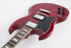 Vintage Vs6 L/hand Guitar- Cherry Red
