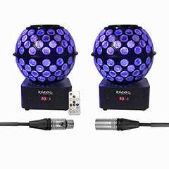 2x Ibiza Light Starball Dual inc. Télécommande et câble