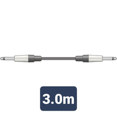 Câble d'instrument QTX 3M, jack 6,3 mm 1/4" vers jack