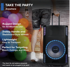 Gemini GSP-L5500PK Powered PA Speaker pack