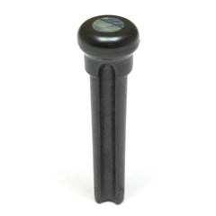 Graphtech Tusq Bridge Pins - 4mm Black/paua Dot -6 Pces