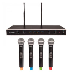 Kam Quartet ECO Wireless Microphone System 4 Handheld Mics *B-Stock
