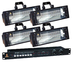 4 x Wildzap 1500W Strobe Lights & Boost Controller 4CH ST4C