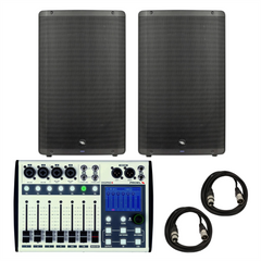 Proel DIGIPAD8 8 Channel Digital Mixer + DIVA 15A Active Speaker Bundle