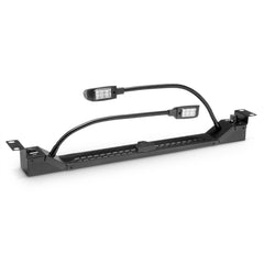 Adam Hall 87463 Cold-white blue COB LED rack light with two goosenecks