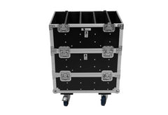 Roadinger Flightcase 8× IP PIX Strobe RGB CW+WW Wheeled