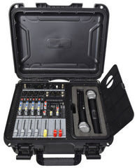 Citronic FLITE-600 Powered Mixer Amplifier 2 x 300W Dual UHF Microphones DSP