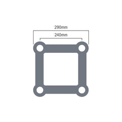 Global Truss F34 PL Circle Segment 45 Degree 9m Silver