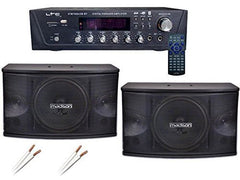 Système audio karaoké 300 W inc. Amplificateur et câbles