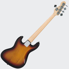 Vintage Vj75 5 String Bass - Maple Fb - Sunset Sunburst