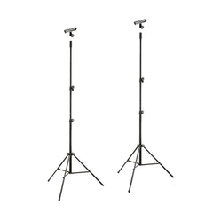Lighting Stand Package 2 x LS-4 Lighting Stand & Truss Adaptors DJ Disco Gantry Trussing