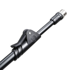 Gravity MS 2222 B Pied de micro court avec base ronde et perche télescopique