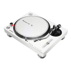 Pioneer DJ PLX500 WHITE PRO DJ Hi Torq S-Tonearm Platine vinyle à entraînement direct