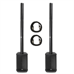 2x Gemini WPX-2000 Portable Line Array PA Speaker