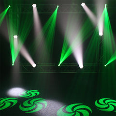 2x Equinox Fusion 100 Spot MKII Black Moving Head DJ Disco Lighting inkl. Tasche