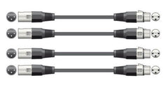 4x DMX Lighting / XLR Audio Cables (6M)