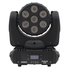 4x Equinox Fusion 140 Moving Head Wash 7 x 18W RGBWAUV