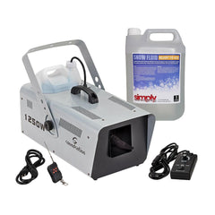 Soundsation Zephiro 1250 Large Snow Machine 1250W + Wireless Remote Bundle *B-STOCK*