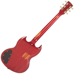 Vintage Vs6 Icon  - Distressed Cherry Red