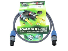 Sommer Cable Lautsprecherkabel Speakon 2X2,5 1M Bk