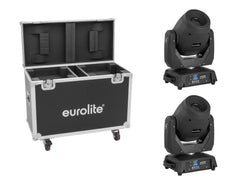2X Eurolite TMH-X12 LED 120W Moving Head Head Spot Gobo Prisma Beleuchtungspaket