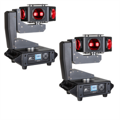 2x JB Systems LED UFO Light RGBW 6 x 40W LED