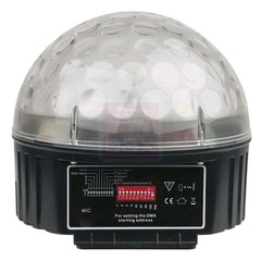SHOWTEC Star LED 9w DMX boule à facettes disco étoile
