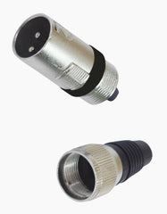 Omnitronic Xlr Plug 3Pin Bk 10X