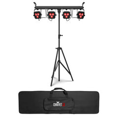 Chauvet 4Bar LT BT ILS 4-Head Wash Tripod with Footswitch BTAir Compatible