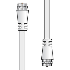 AV:Link Coaxial F-type plug to plug lead 2.0m