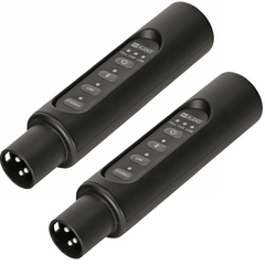 2x W Audio BTFLEX Bluetooth Wireless Receiver XLR