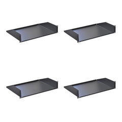 4x SoundLAB Steel Rack Tray 3U