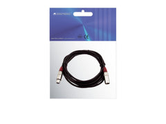 Omnitronic XLR-Kabel 3Pin 10M Bk/Rd
