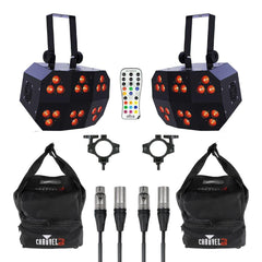 2x Chauvet DJ Wash FX Hex LED Flood DJ Disco-Beleuchtung (Paket)