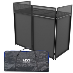 ULTIMAX DJ Combi Booth XL 1.2M With Carry Bag & Overhead Gantry / RGB Starcloth