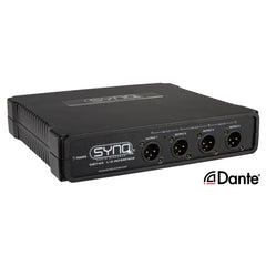 Sync DBT-04 Premium Quality Analog / DANTE® Network Audio Bridge Touring 4 4 Out