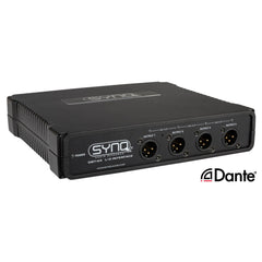 Sync DBT-04 Premium-Qualität Analog / DANTE® Network Audio Bridge Touring 4 4 Out