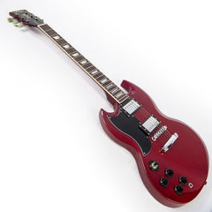 Vintage Vs6 L/hand Guitar- Cherry Red
