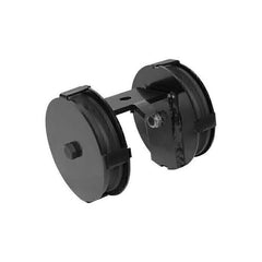 Wentex Eurotrack Doppelrad-Riemenscheibe 85 mm – Schwarz